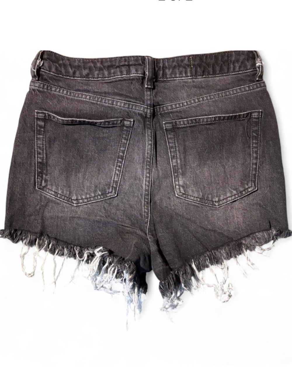 Y2K Denim Mini Skirt + Distressed Black Denim Shorts Bundle NWOT - Picture 6 of 6